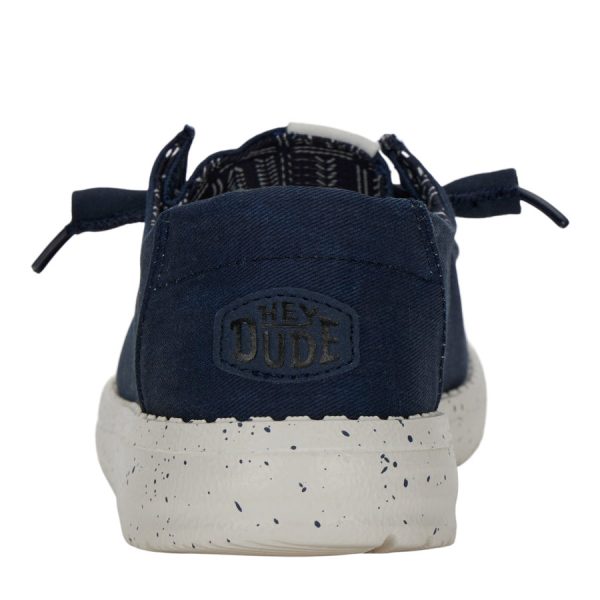 Wendy Stretch Canvas - Navy