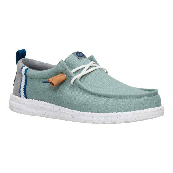 Wally Craft Linen - Iceberg Green/Moon Grey