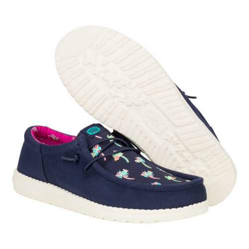 Wally Funk Party Palm - Peacoat Blue/Multi - Image 3