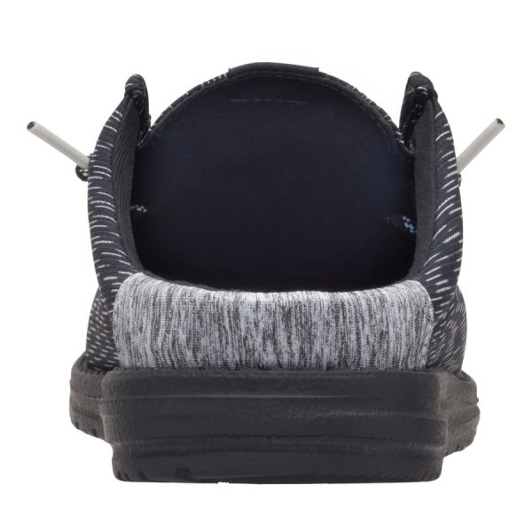 Wally Slip Jersey Jacquard - Black/Monument Grey