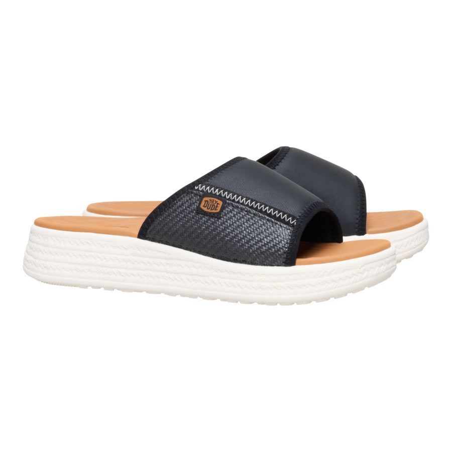 Tide Espadrille Slide - Black/Egret - Image 2
