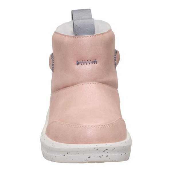 Camden Bow Boot Toddler Cozy - Sparkle Pink