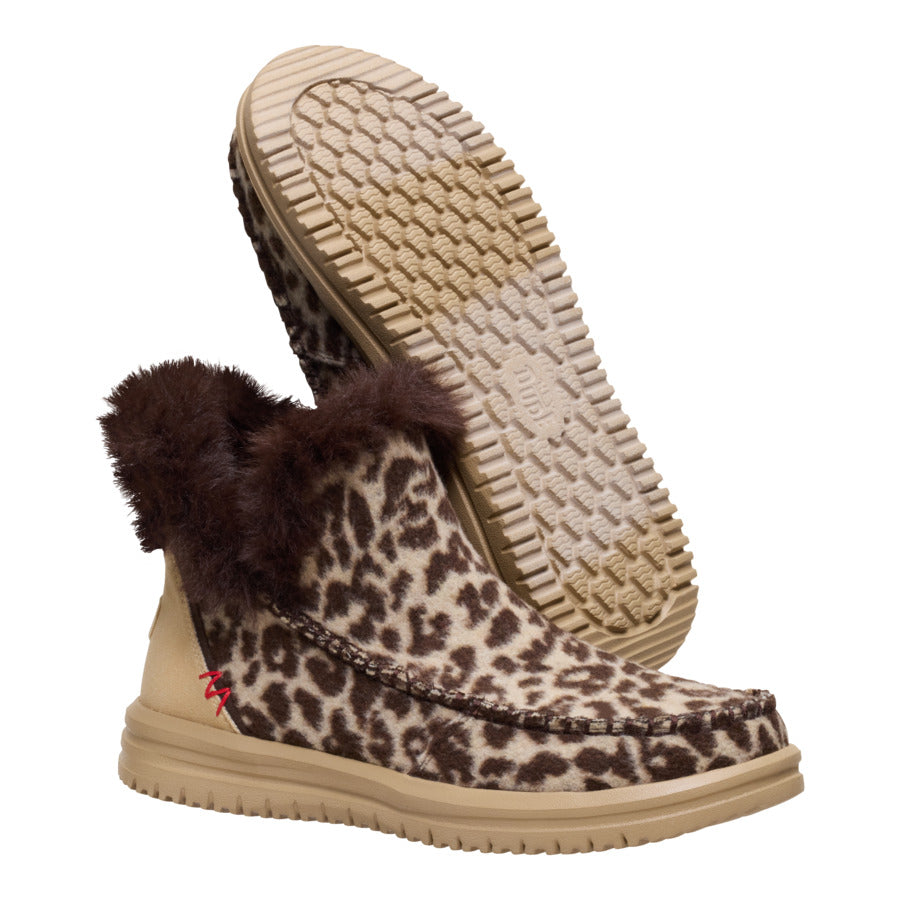 Camden Brushed Leopard Cozy - Leopard - Image 3