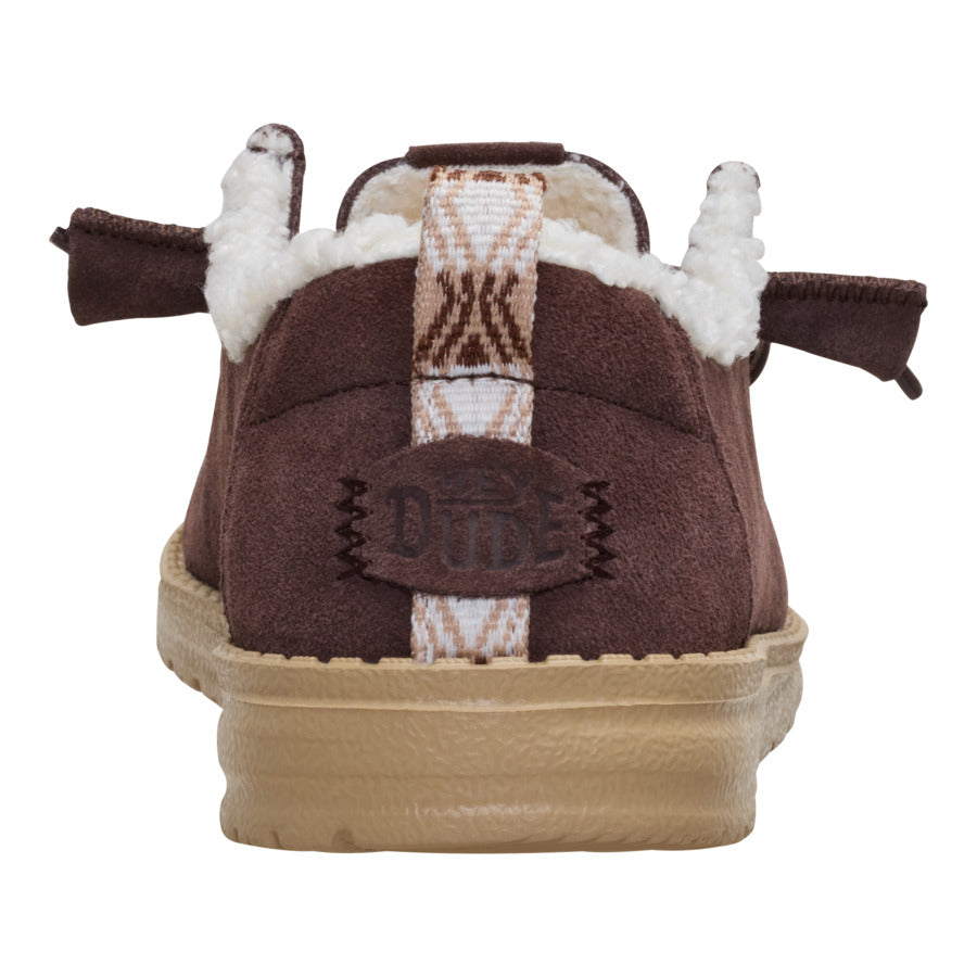 Wendy Suede Shearling - Dark Brown - Image 5