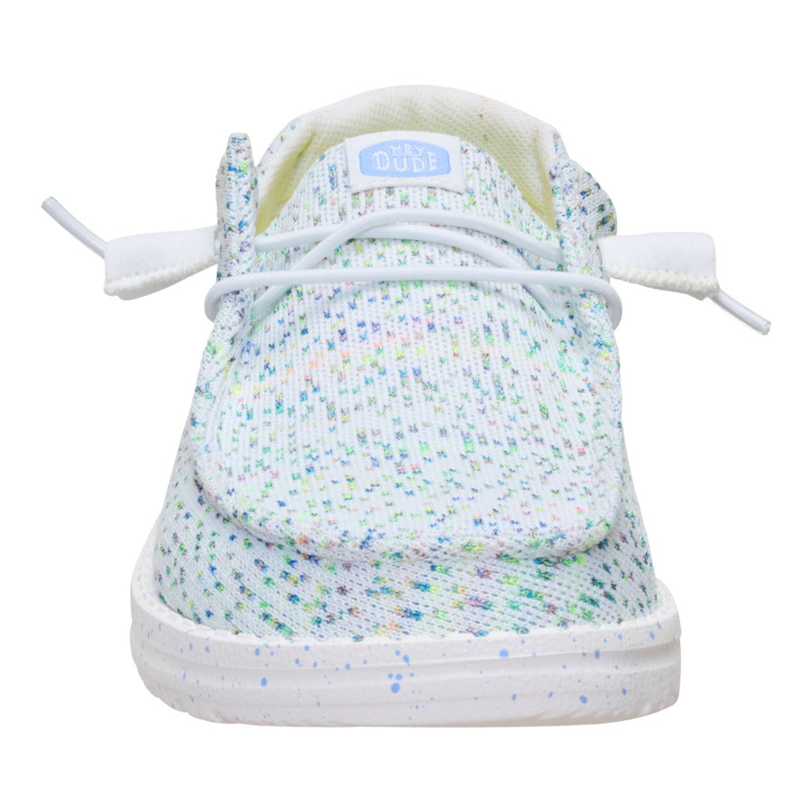 Wendy Stretch Speckle - White/Multi - Image 4