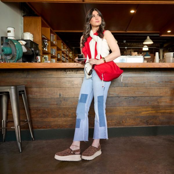 Delray Clog Suede - Brown Leopard